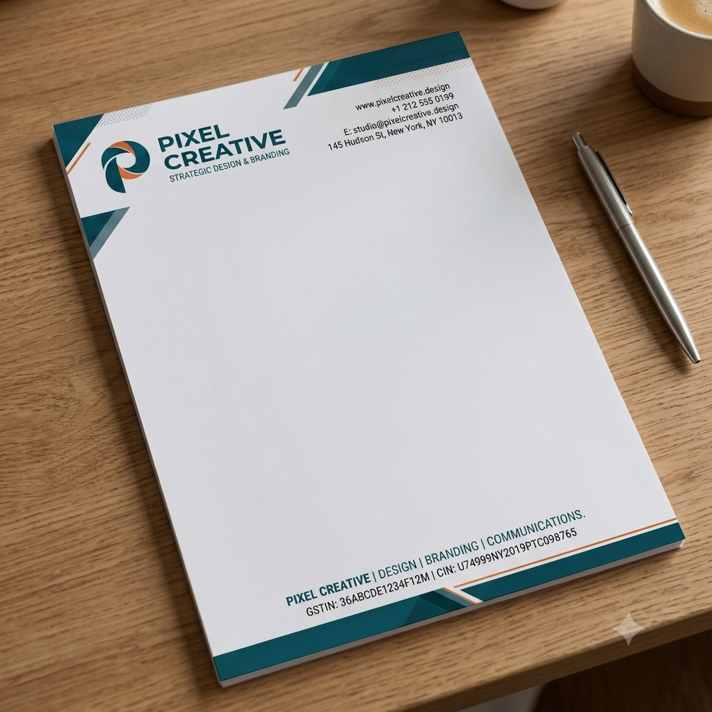 Corporate Printed Letterhead